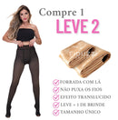 KIT MEIA CALÇA FORRADA TRANSLÚCIDA (COMPRE 1 LEVE 2)
