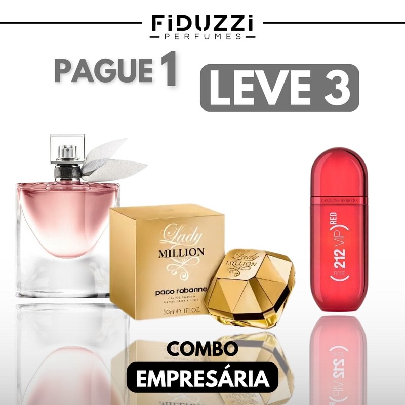 Combo Empresária - Lacôme La Vie Est Belle - Lady Million | PAGUE 1 LEVE 3