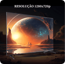 Projetor Portátil VisionMax 4k