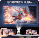 Projetor Portátil VisionMax 4k