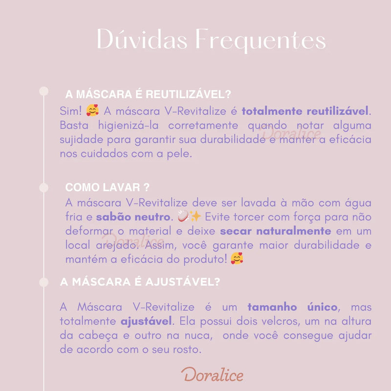 V-Revitalize™ - Máscara de Contorno Facial - Suaviza Rugas, Papada e Modela o Rosto