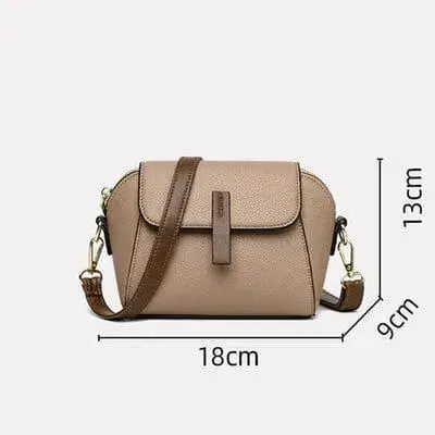 Bolsa Feminina de Couro Macio e Transversal Lídia