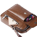 Bolsa Transversal de Couro Masculina