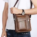 Bolsa Transversal de Couro Masculina