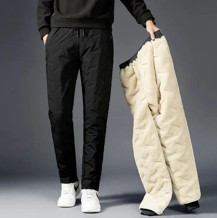 Calça Masculina Impermeável com Forro de Lã