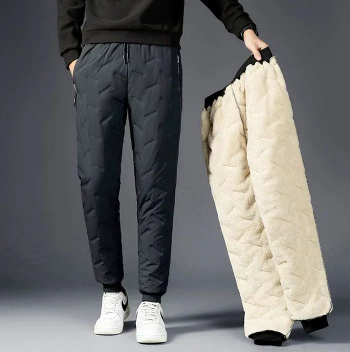 Calça Masculina Impermeável com Forro de Lã