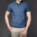 Camisa Polo Masculina Premium em Seda
