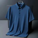 Camisa Polo Masculina Premium em Seda