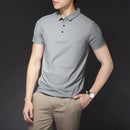 Camisa Polo Masculina Premium em Seda