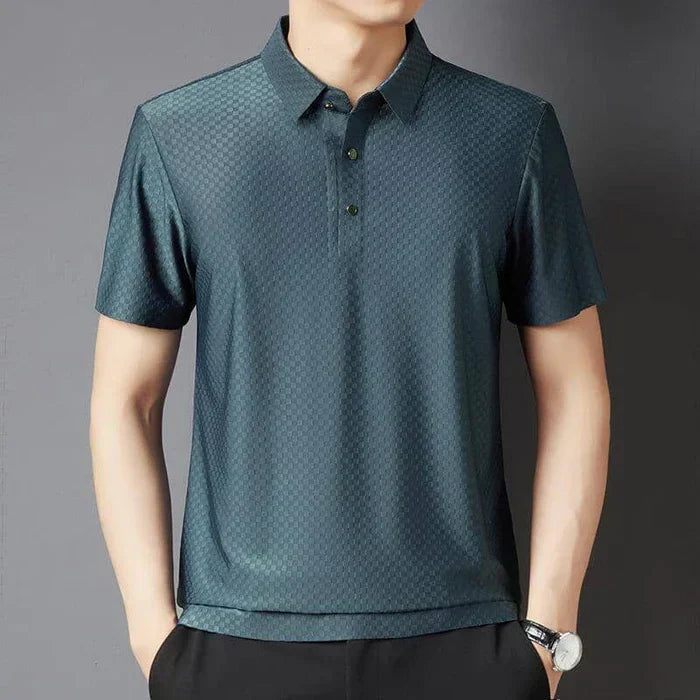 Camisa Polo Masculina em Nylon