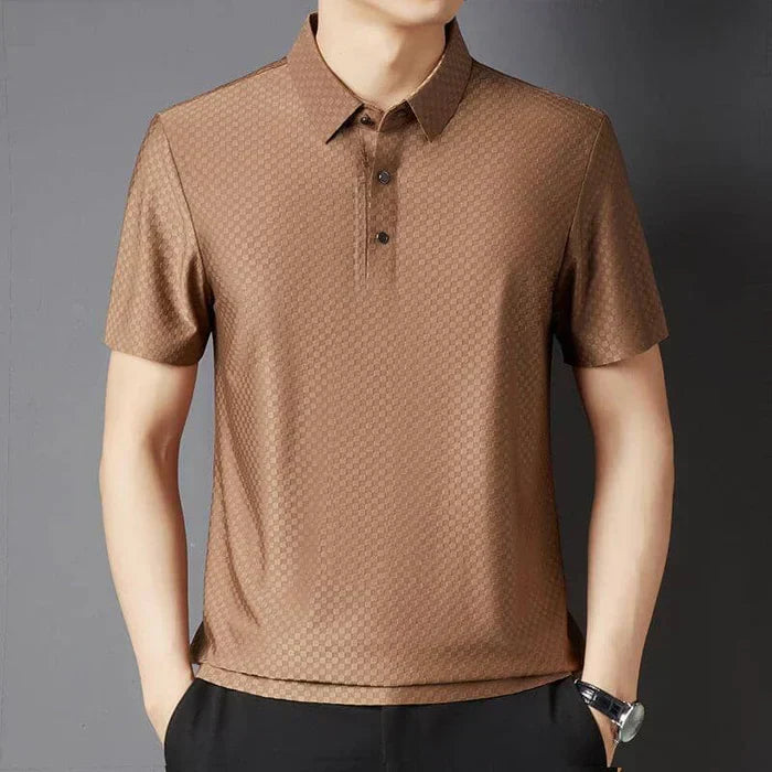 Camisa Polo Masculina em Nylon