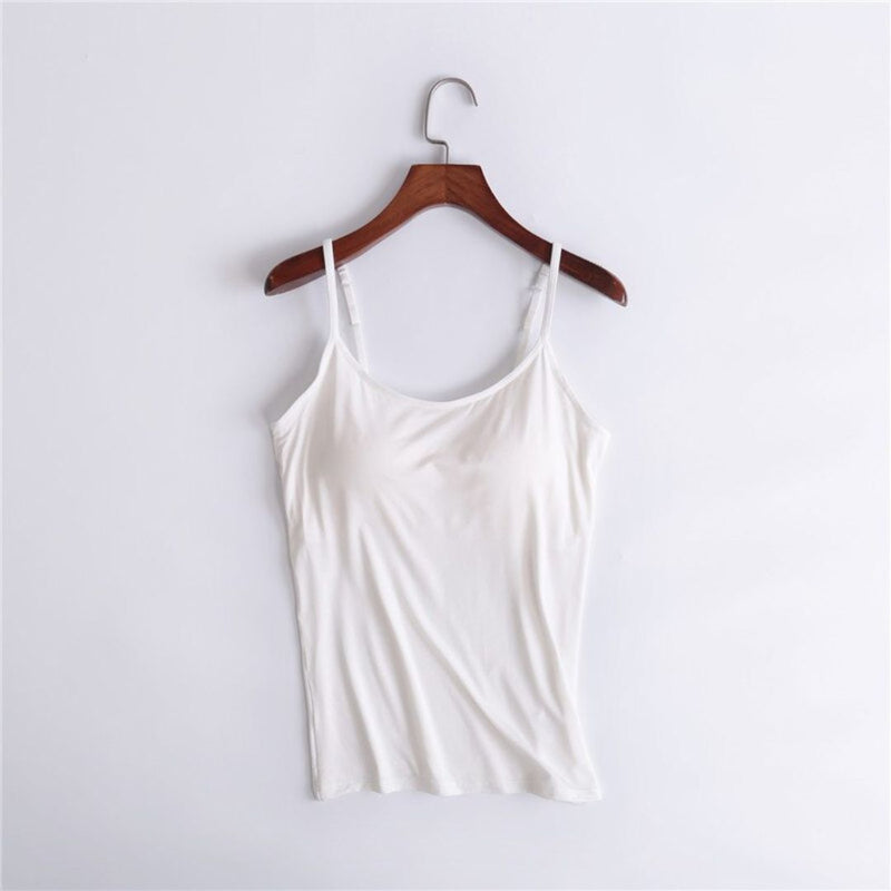 Camiseta Com Sutiã Embutido