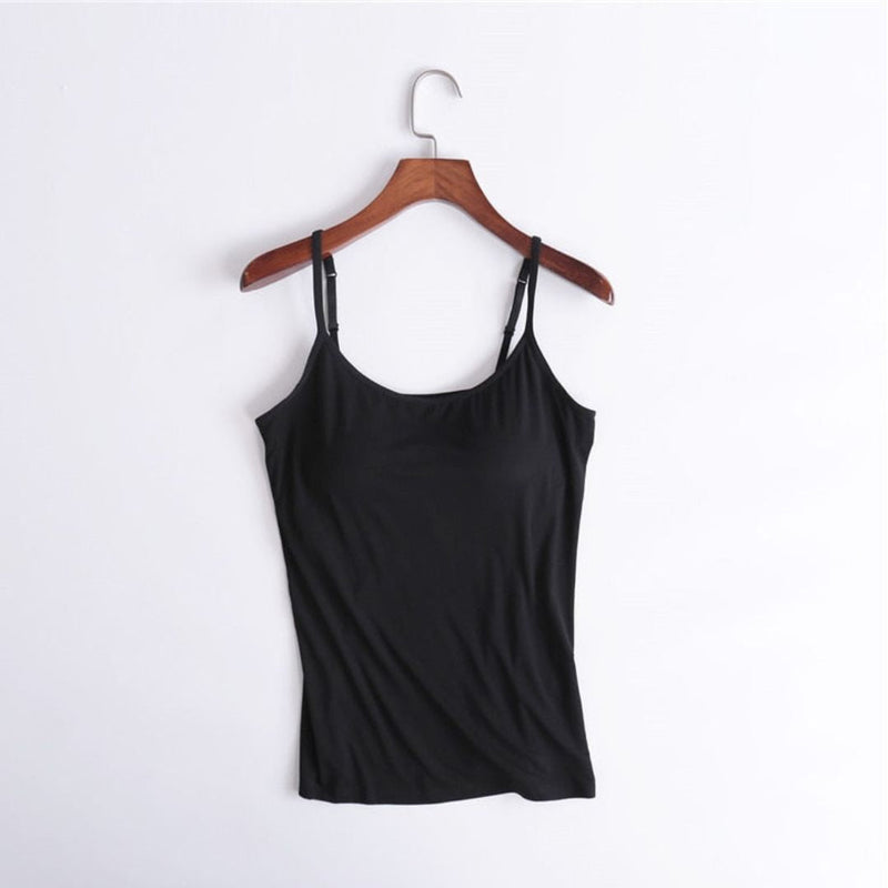 Camiseta Com Sutiã Embutido