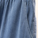 Calça Jeans Em Seda