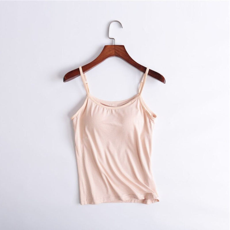 Camiseta Com Sutiã Embutido