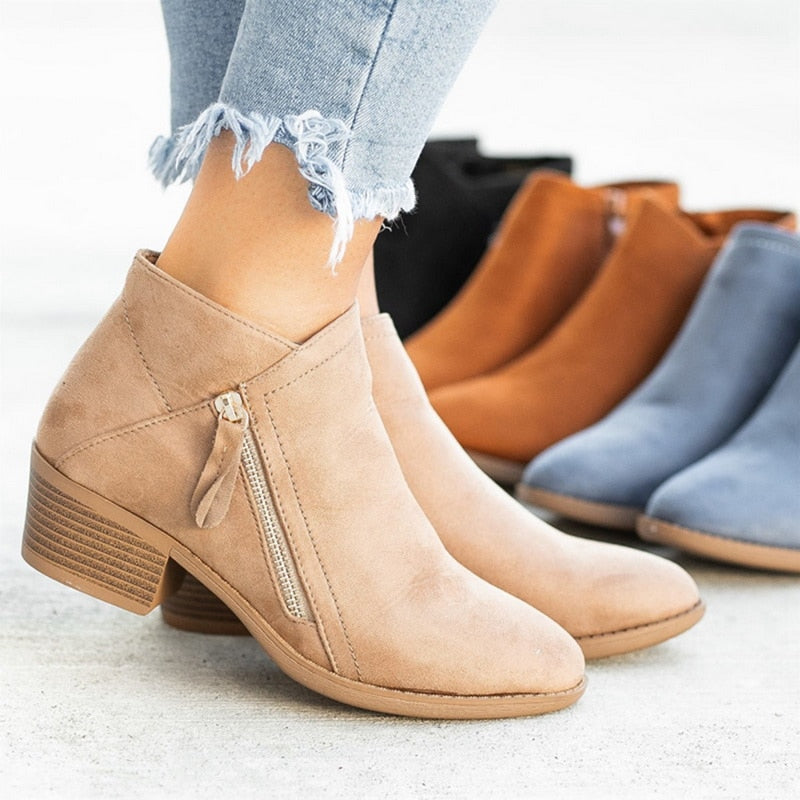 Bota De Inverno Aveludada