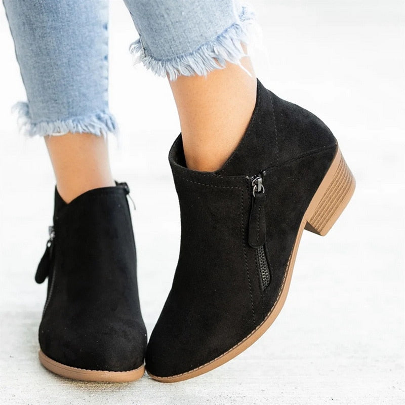 Bota De Inverno Aveludada