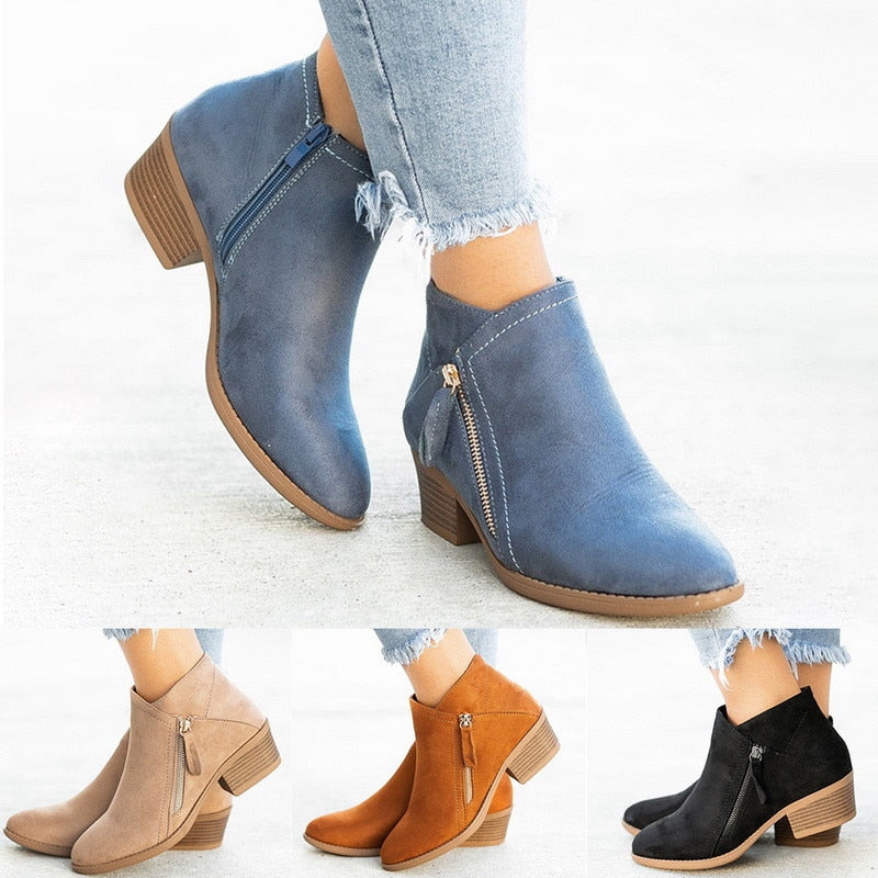 Bota De Inverno Aveludada