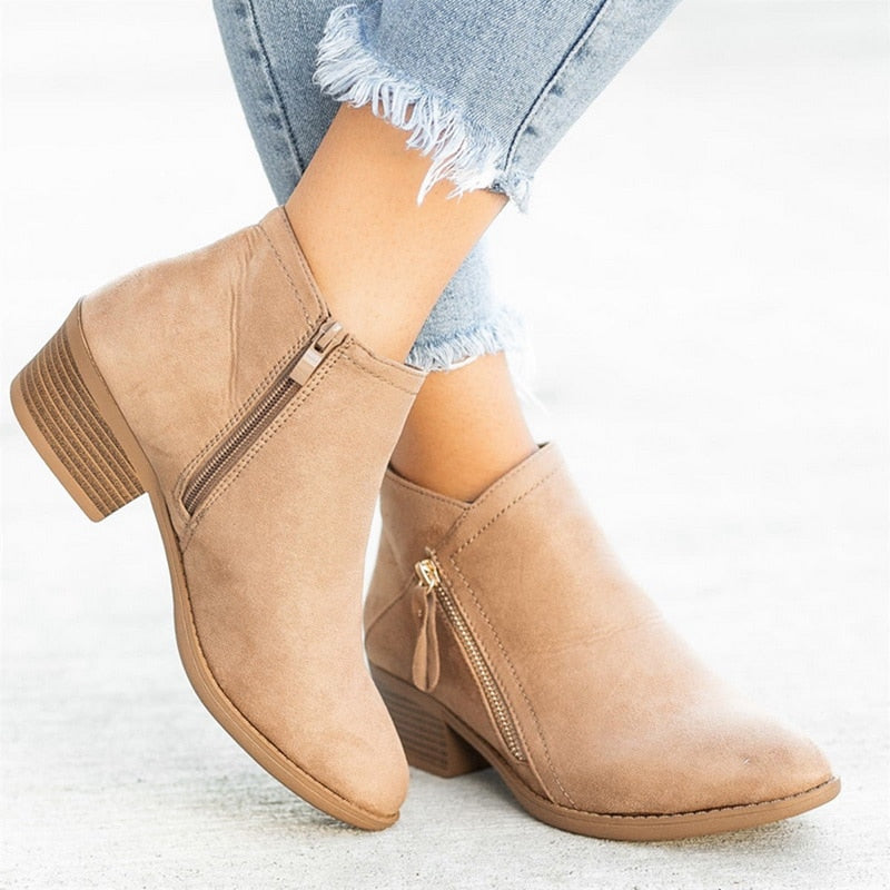 Bota De Inverno Aveludada