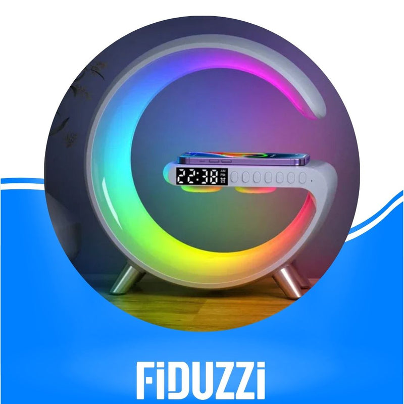 Relógio Digital e Carregador de Celular Sem Fio