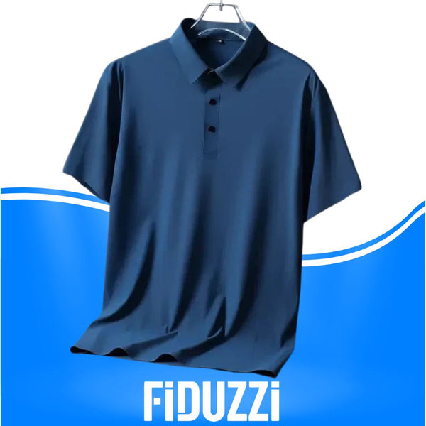 Camisa Polo Masculina Premium em Seda
