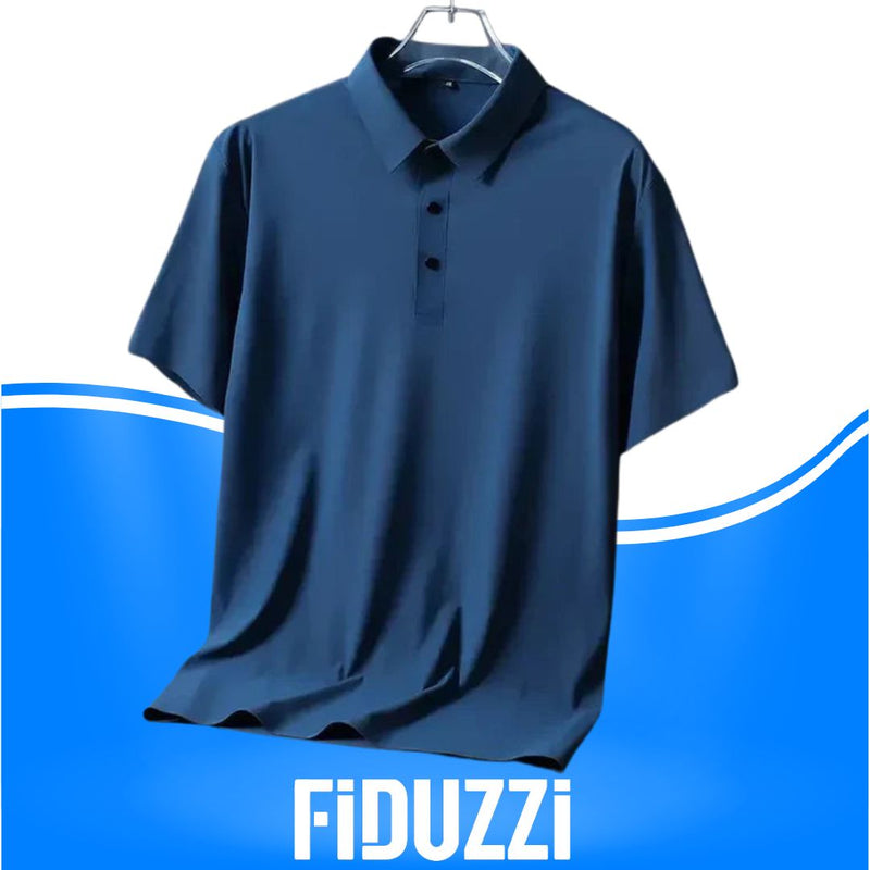 Camisa Polo Masculina Premium em Seda