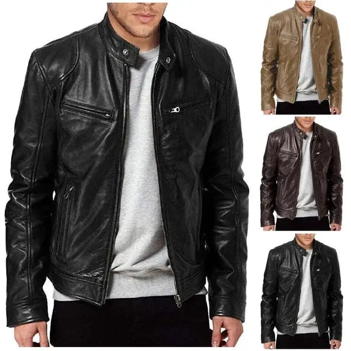 Jaqueta de Couro Masculina