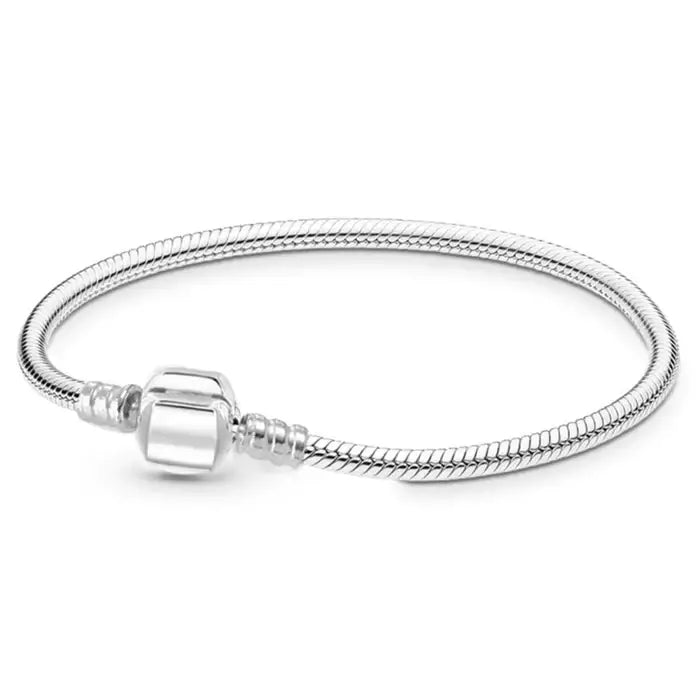 Pulseira Feminina Berloque Banhado a Prata 925