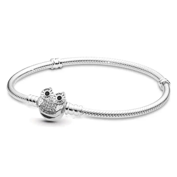 Pulseira Feminina Berloque Banhado a Prata 925
