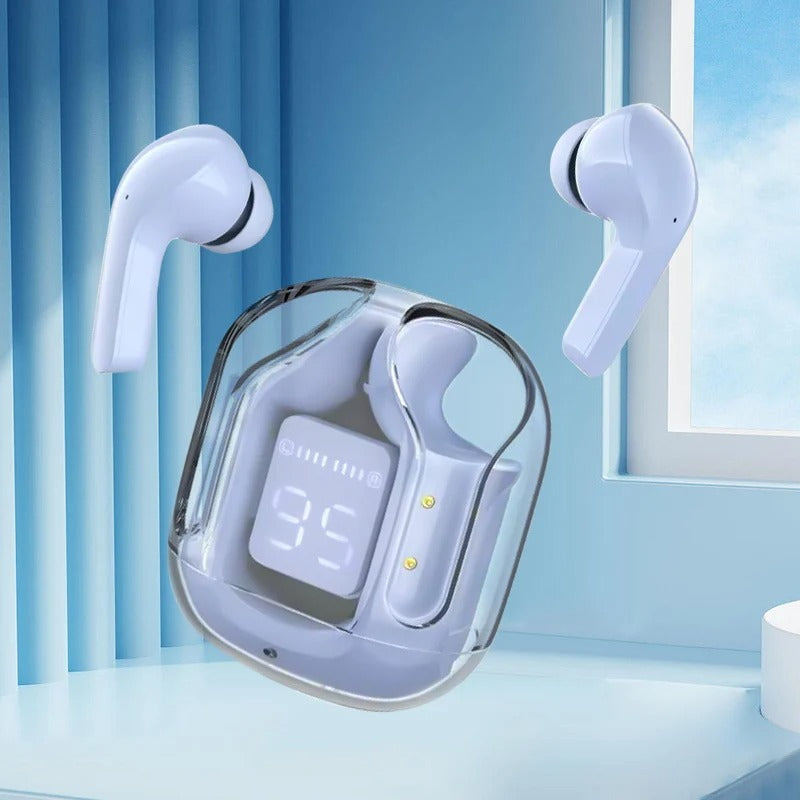 Fone de Ouvido Bluetooth com Display Digital